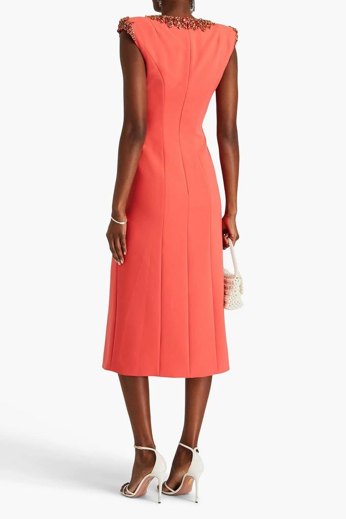 Jenny Packham Embellished crepe midi dress 3