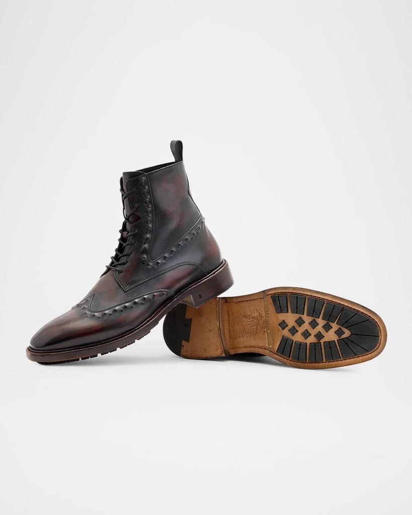 John Varvatos Men's Fleetwood Ghost Stud Leather Boots 3
