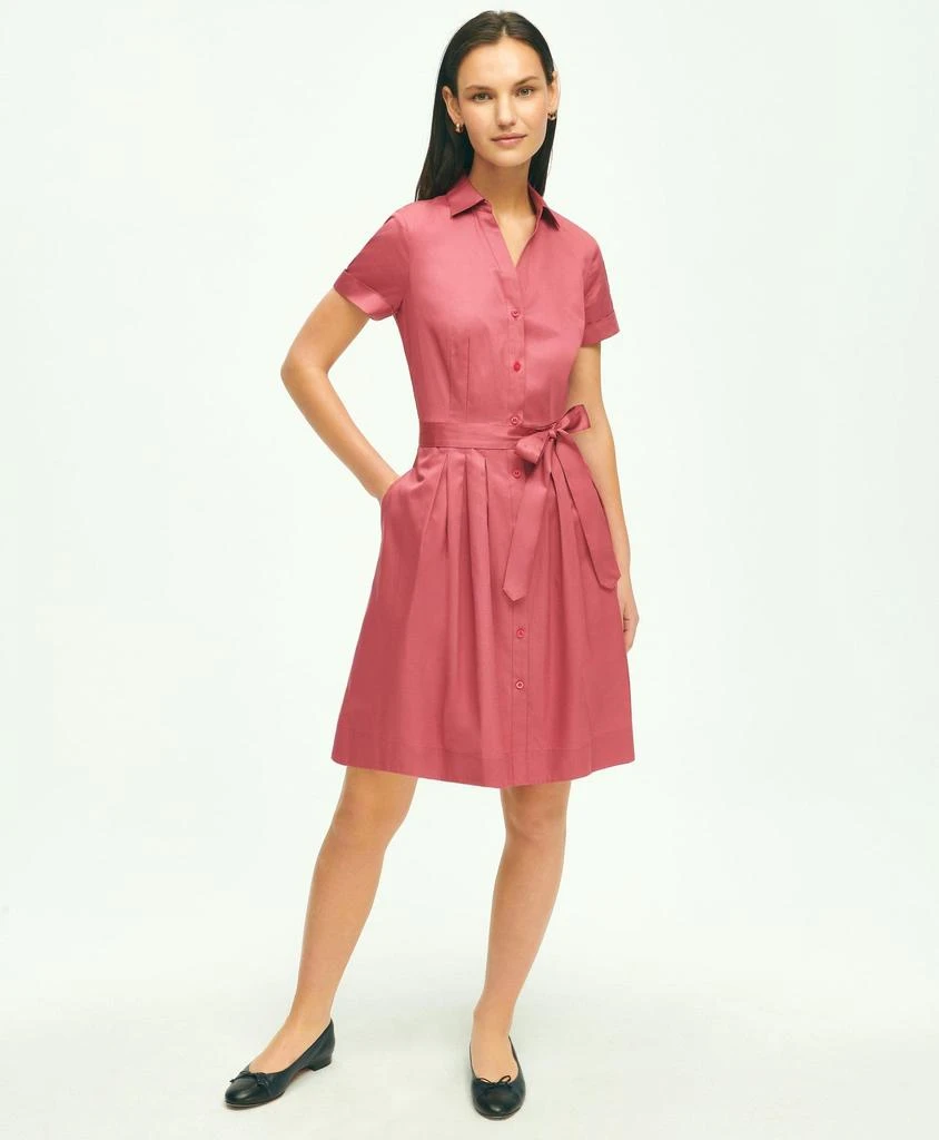 Brooks Brothers Belted Shirt Dress 1
