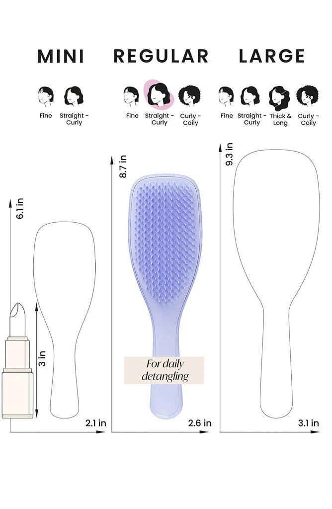 Tangle Teezer Ultimate Detangler Hairbrush - Straight to Wavy 8