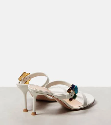 Gianvito Rossi 70 embellished leather mules 2