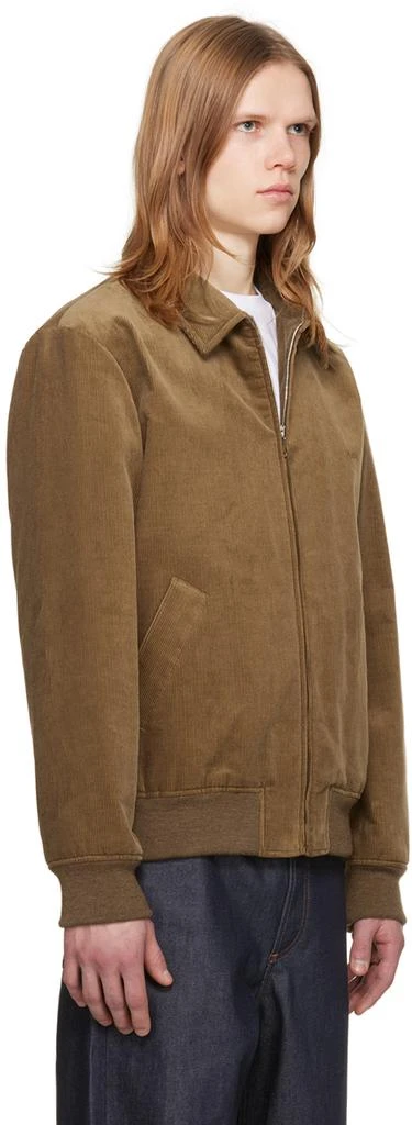 A.P.C. Brown Gilles Bomber Jacket 2
