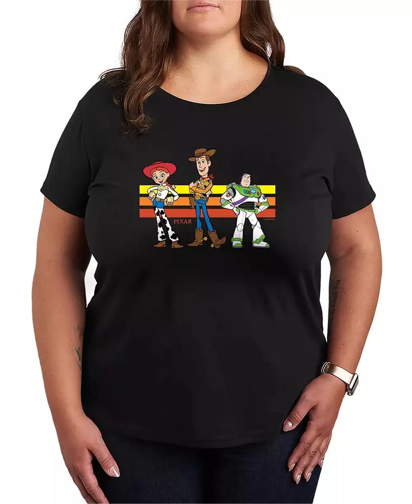 Hybrid Apparel Plus Size Toy Story 4 Jessie Woodie Buzz Short-Sleeve Graphic T-Shirt