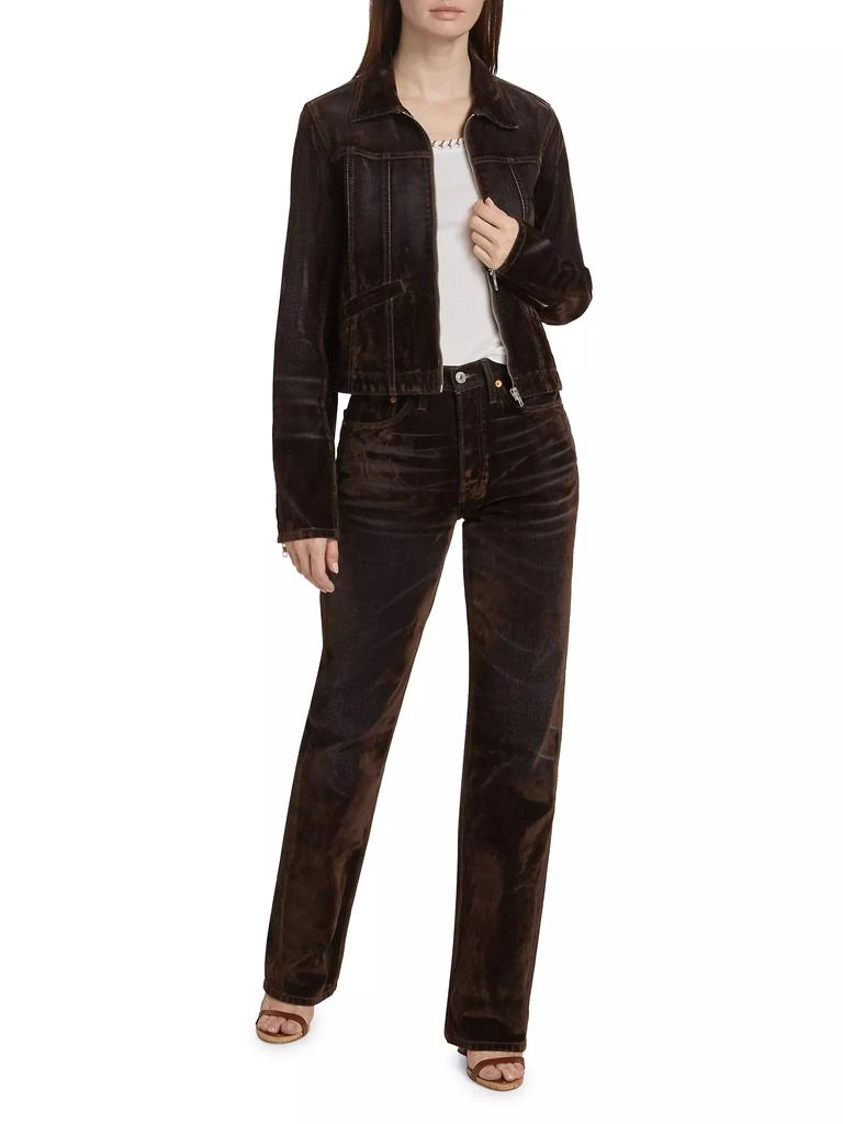 Re/Done Zip Cotton Slim-Fit Jacket 2
