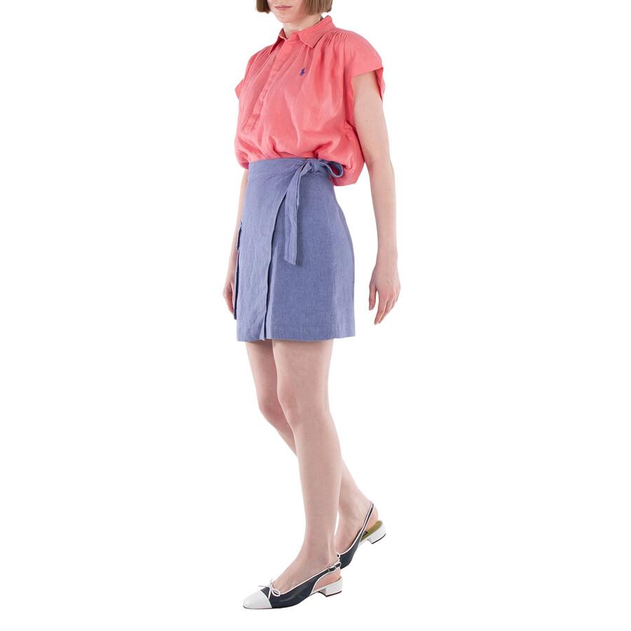 Ralph Lauren Polo Pony Linen Popover Shirt