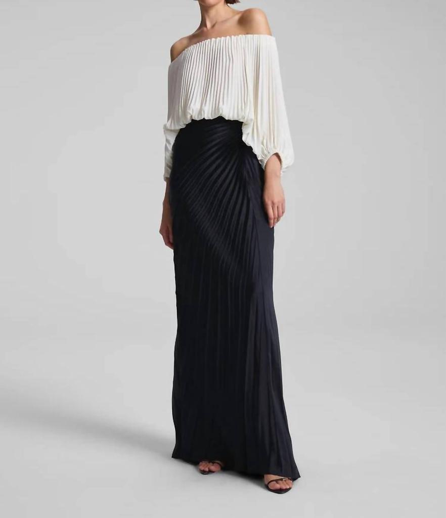 A.L.C. A.L.C. - Bianca Pleated Maxi Skirt