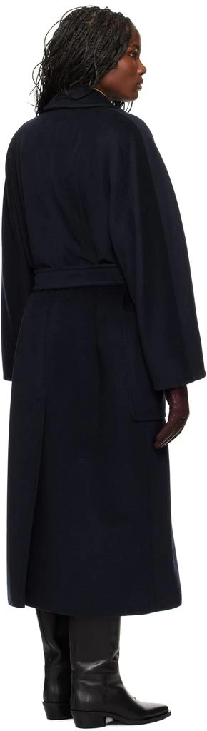 Max Mara Navy Locri Coat 3