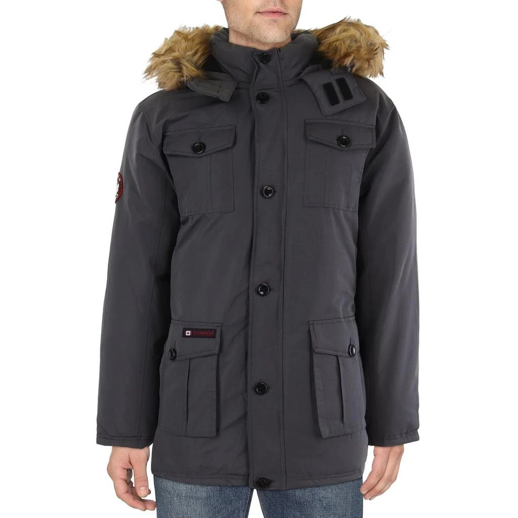 Canada Weather Gear Mens Short Cold Weather Parka Coat 5