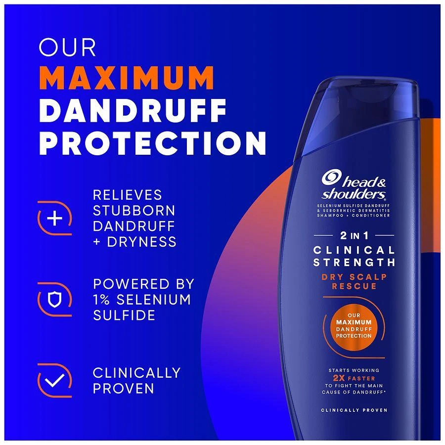 Head & Shoulders Dry Scalp Rescue 2in1, for Stubborn Dandruff 4