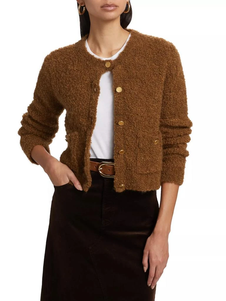 Frame Alpaca-Wool Knit Patch-Pocket Cardigan 3