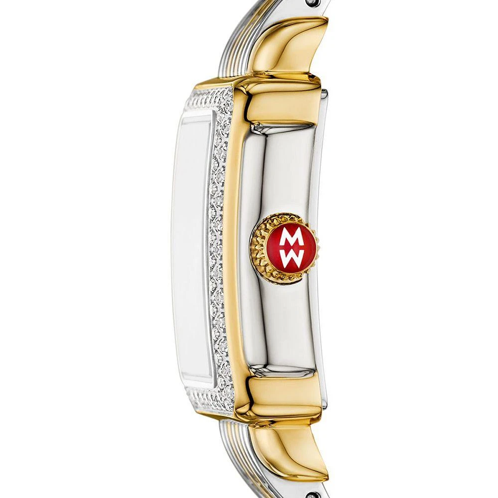 Michele Deco Madison Mini Two Tone Watch, 23mm x 24mm 3