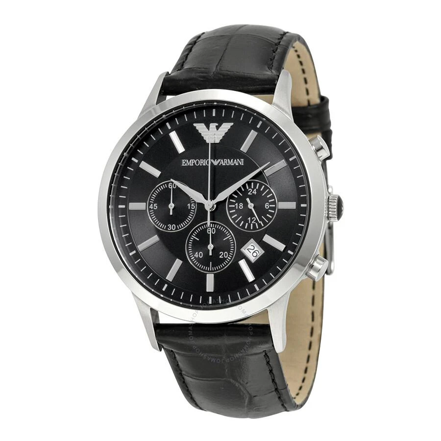 Emporio Armani Chronograph Black Dial Men's Watch AR2447 1