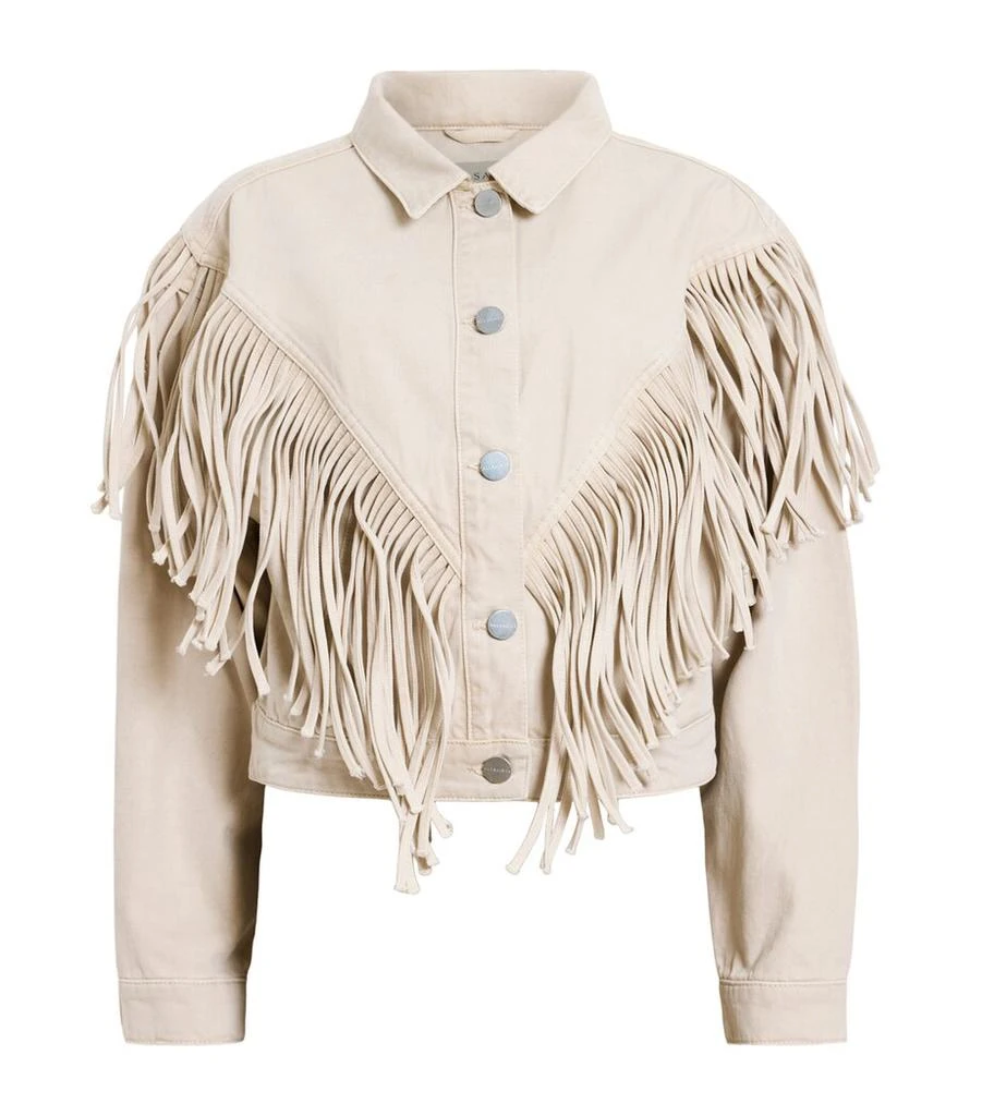 ALL SAINTS Cotton Fringe Marlene Jacket 1