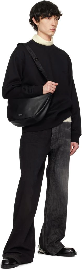 Wooyoungmi Black Leather Moon Bag 4