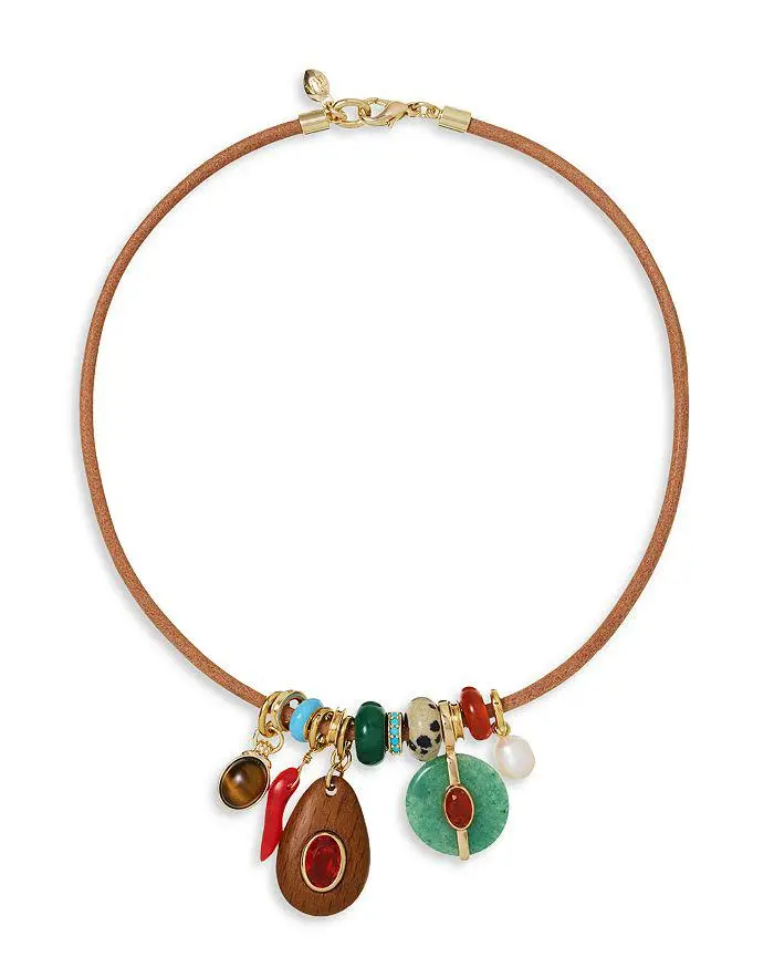 Roxanne Assoulin The Leather Little Treasure Necklace, 15"