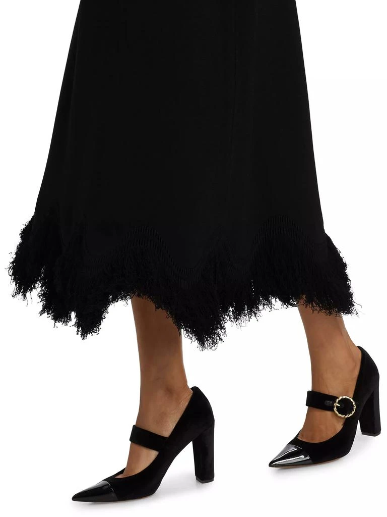 Ulla Johnson Paulina Fringe Knit Maxi-Skirt 6