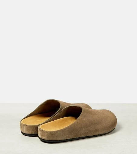 The Row Hugo suede mules 2