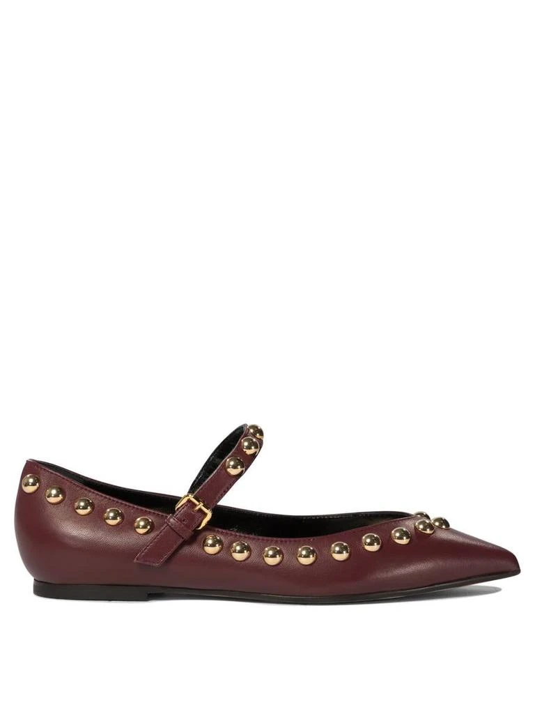Ninalilou Ninalilou "Elisa" Ballet Flats With Studs And Strap 1