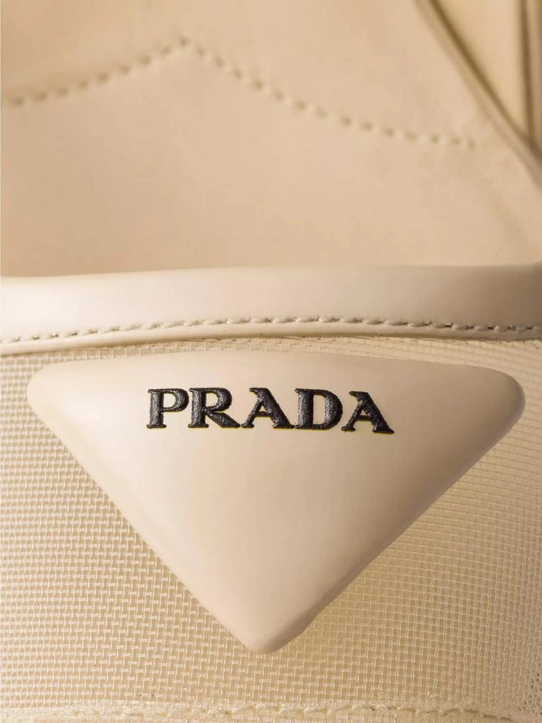 Prada Mesh Fabric Slingback Pumps 5