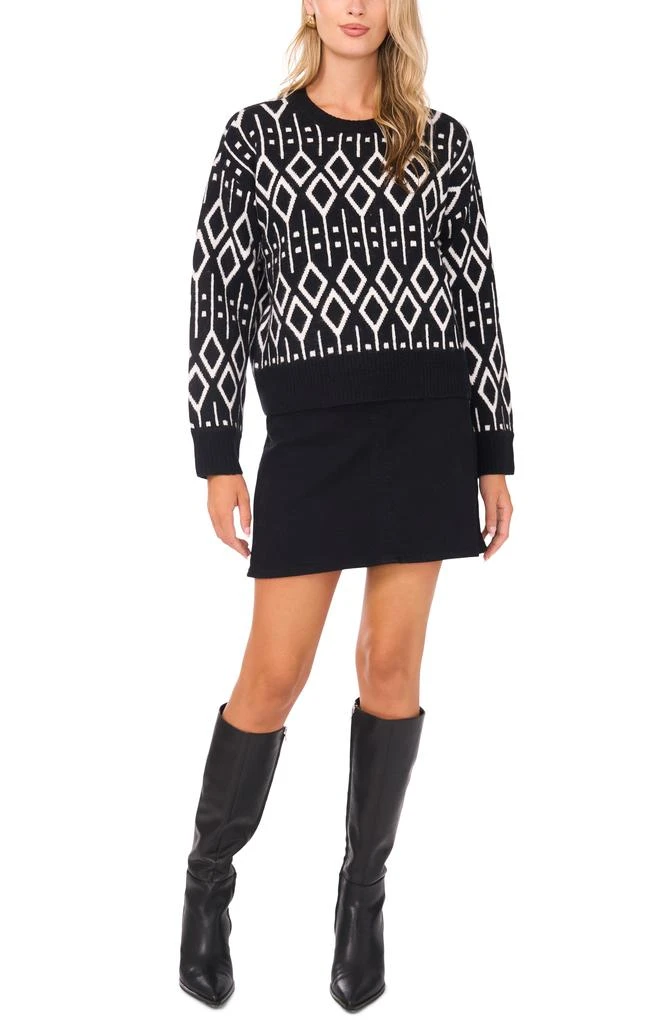 Vince Camuto Jacquard Sweater 4