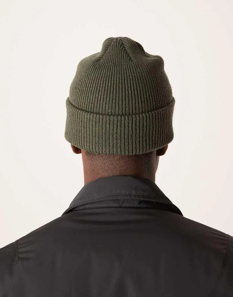ARKET ARKET premium ribbed beanie in dark green - Hats  display picture 1