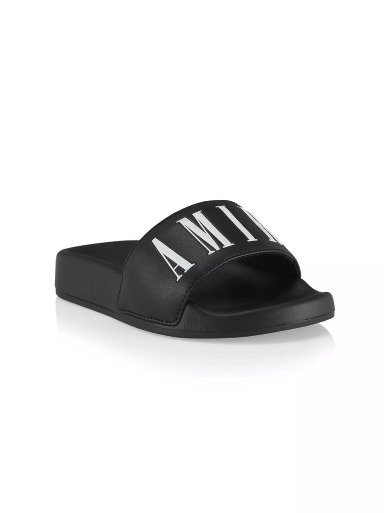Amiri Girl's Logo Pool Slides