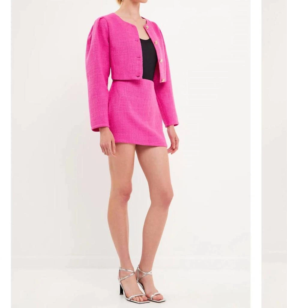 Endless Rose Endless Rose - Tweed Mini Skirt 3