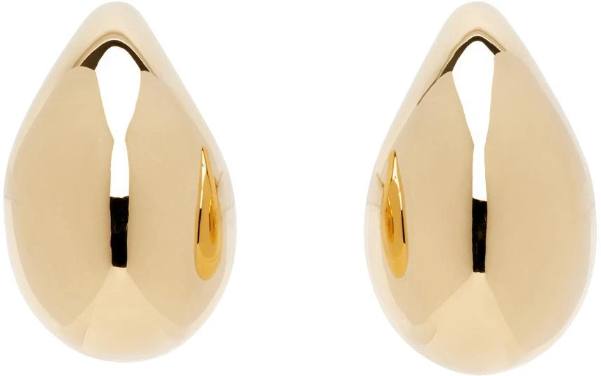 Bottega Veneta Gold Small Drop Earrings 1