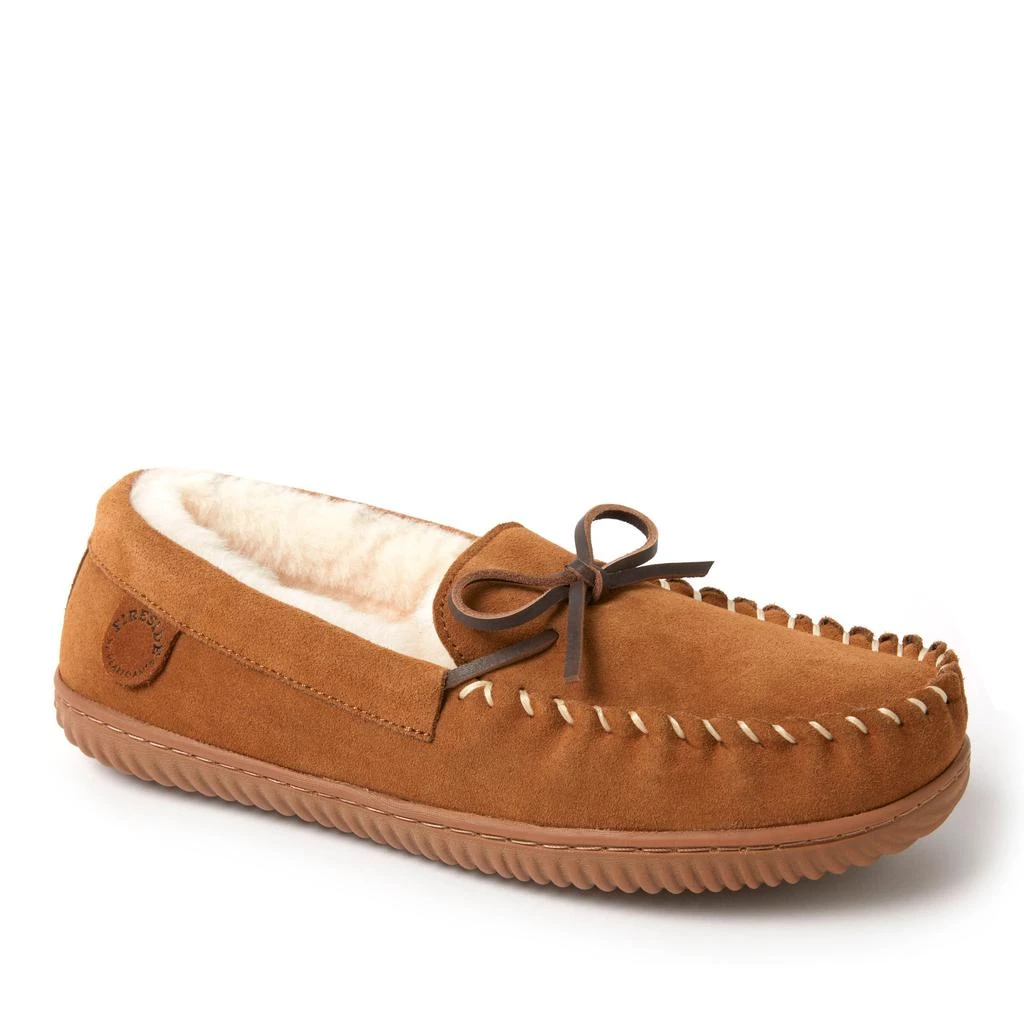 Dear Foams Fireside by  Men's Nelson Bay Water Resistant and Indoor/Outdoor Moccasin Slipper 1