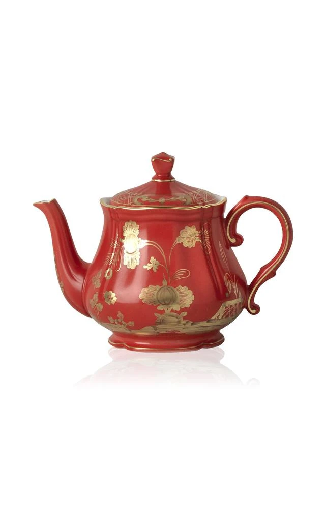 Ginori 1735 Ginori 1735 - Antico Doccia Porcelain Teapot - Red - Moda Operandi 1
