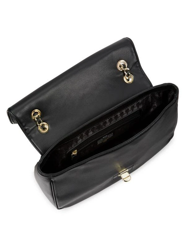 Karl Lagerfeld Paris Agyness Leather Shoulder Bag 3