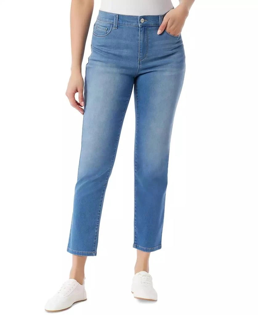 Gloria Vanderbilt Women's Knitology Cali Straight-Leg Ankle Jeans 1