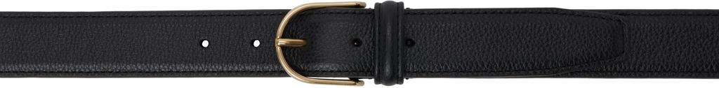 Andersons Black Old School Classic Stitch Trimmed Belt
