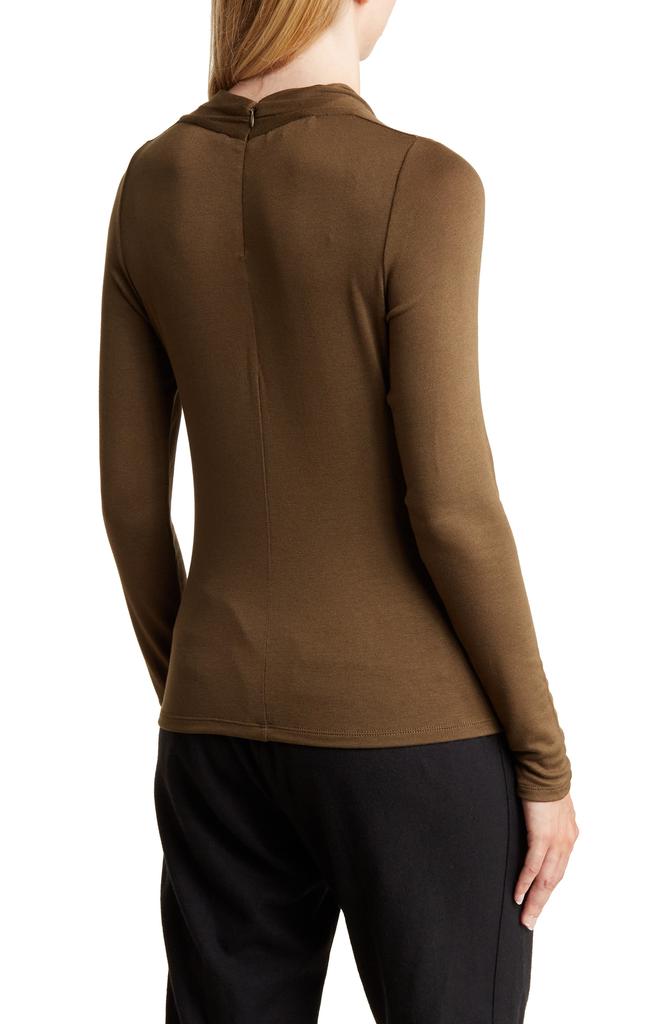 Vince Mock Neck Long Sleeve Top