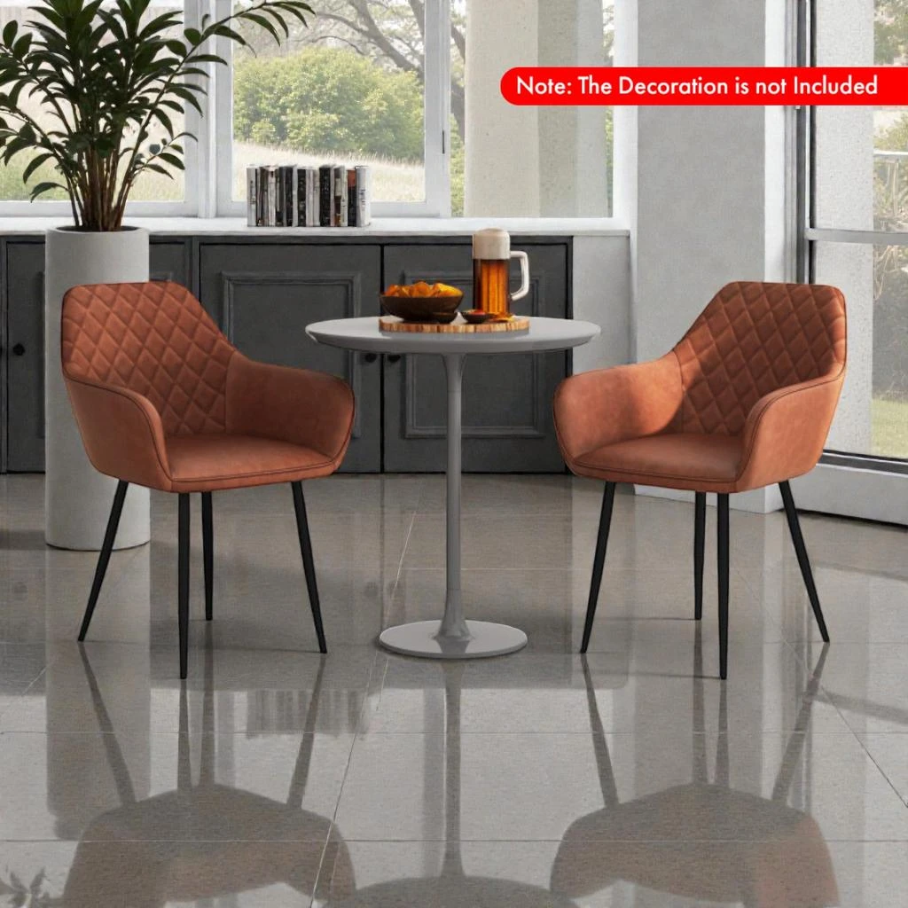 Hivvago Two-Piece Leisure Chair Set with Contoured Back and Generous Seat 2