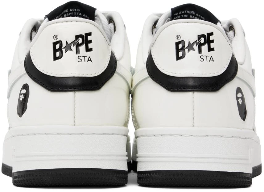 Bape White & Black STA #6 Sneakers 2