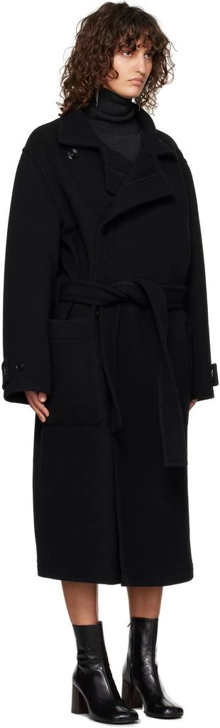 Lemaire Black Wrap Coat 2