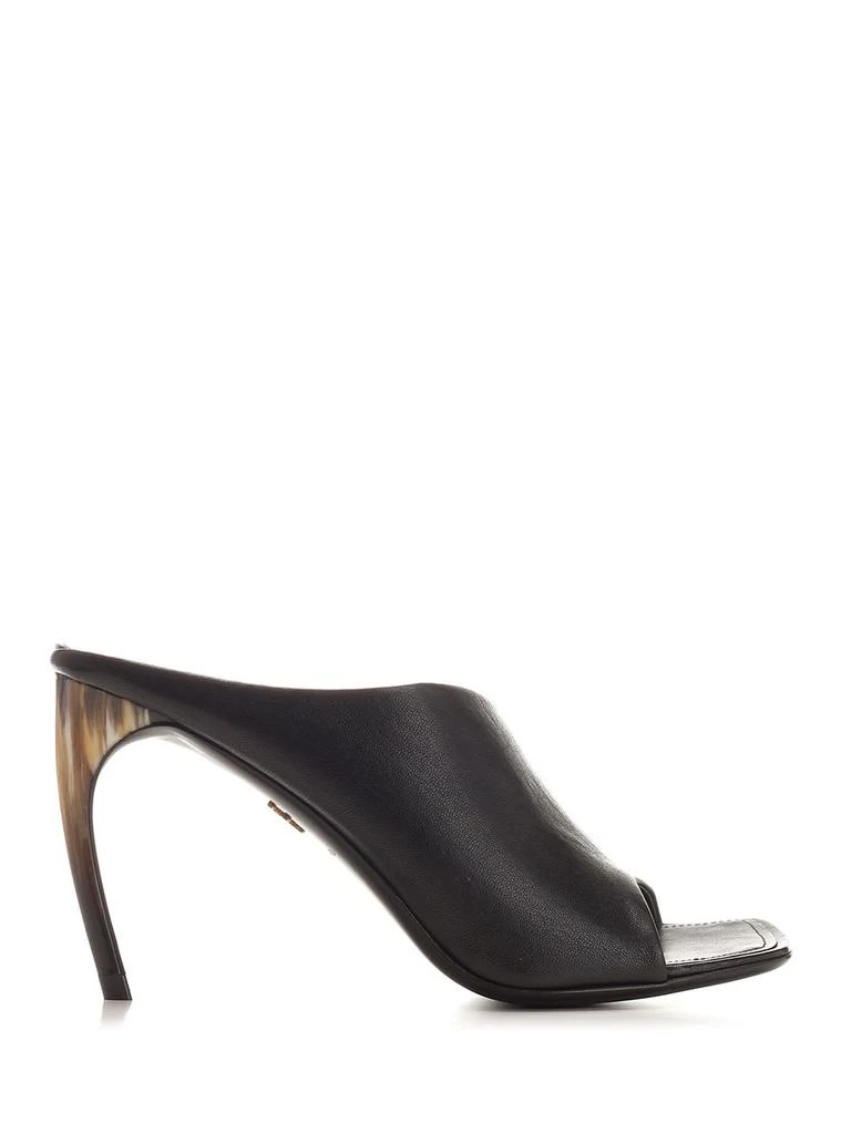 Salvatore Ferragamo Mule With Curved Effect Heel 1
