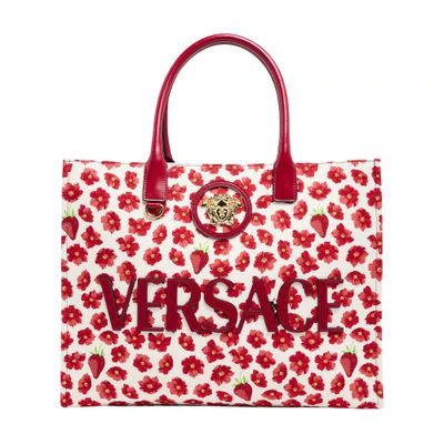 Versace Strawberry Garden La Medusa tote bag 1