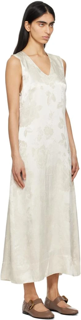 HOLZWEILER Off-White Luka Jacquard Maxi Dress 2