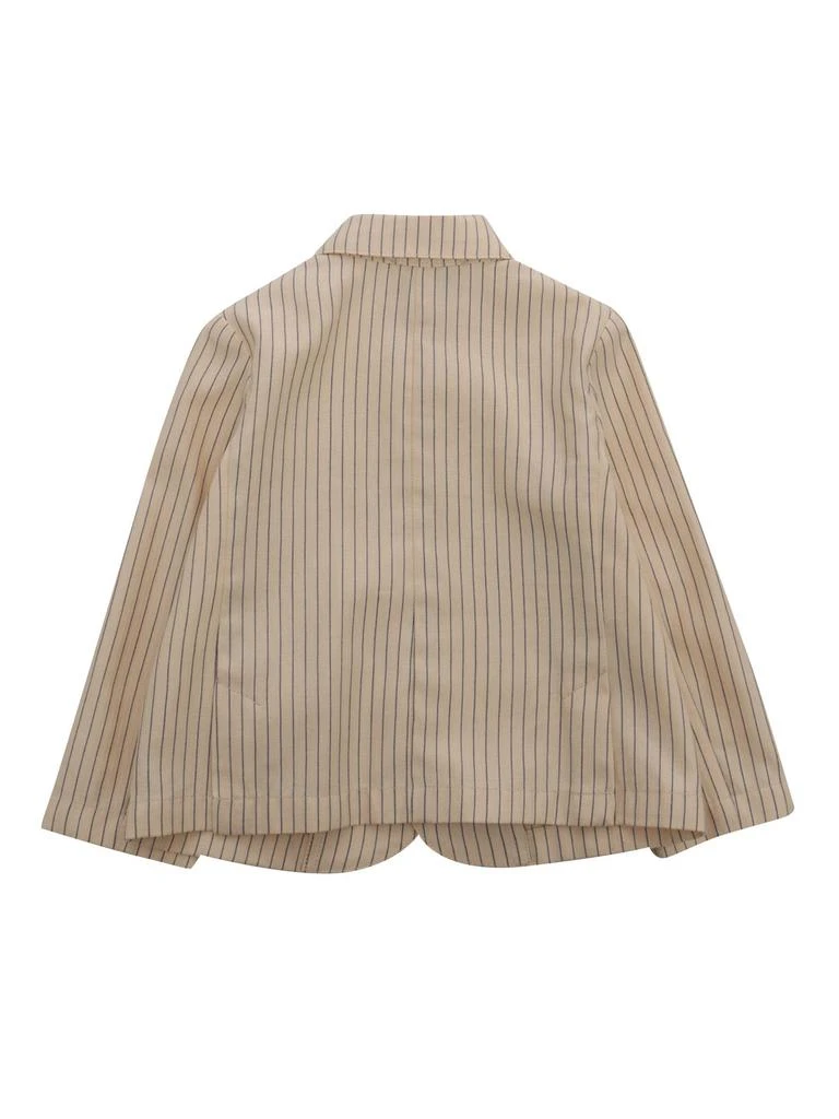 Emporio Armani Emporio Armani Kids Single-Breasted Striped Blazer 2