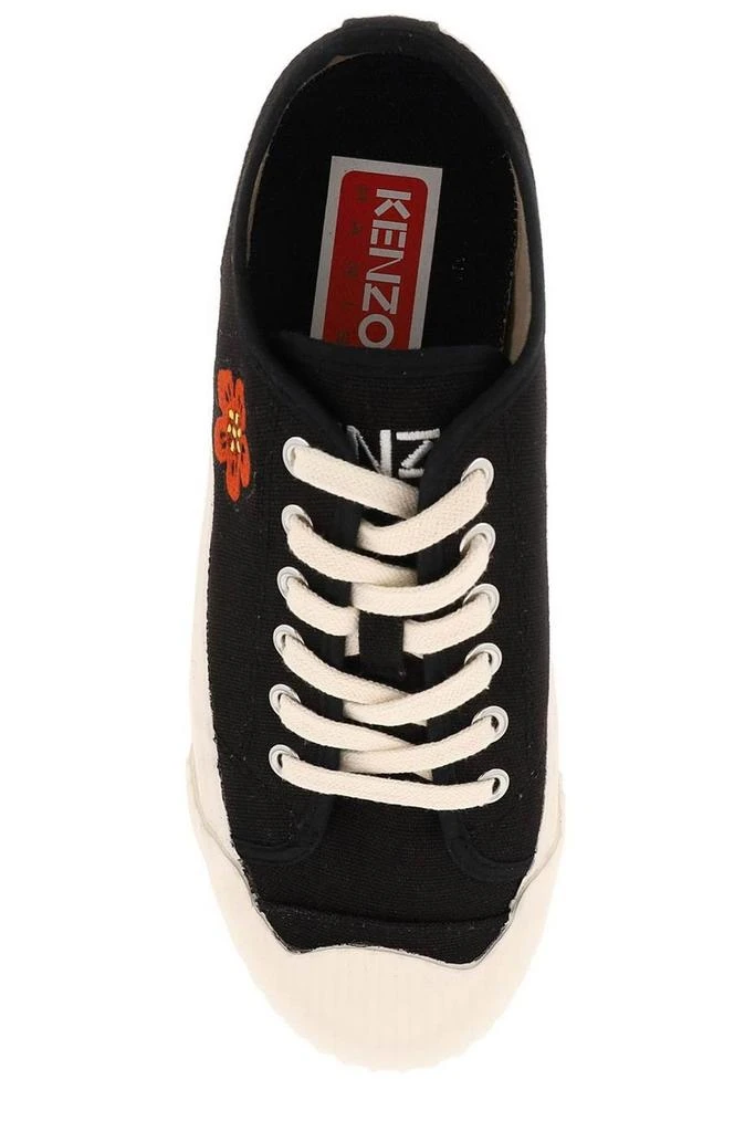 Kenzo Kenzo Boke Flower Embroidered Lace-Up Sneakers 4