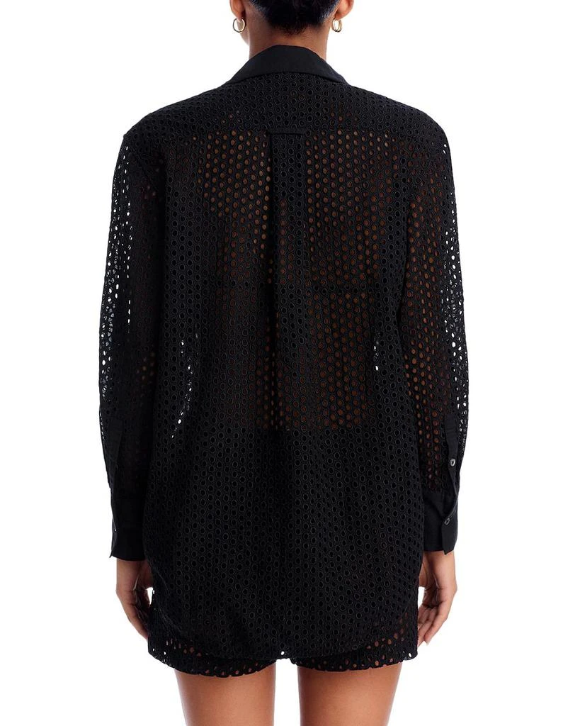 Solid 
Striped The Bronte Cover-Up Shirt 2