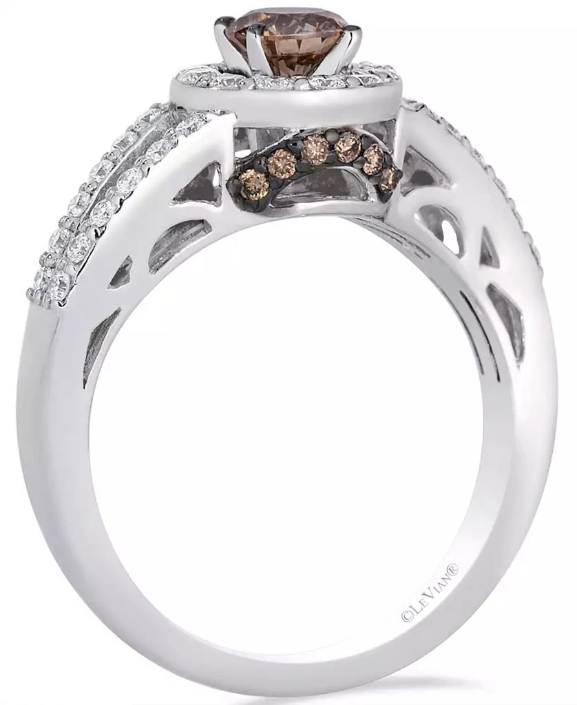 Le Vian Chocolate Diamond (0.54 ct. t.w.)
Vanilla Diamond (0.45 ct. t.w.) Bridal Ring in 14k Vanilla Gold 2