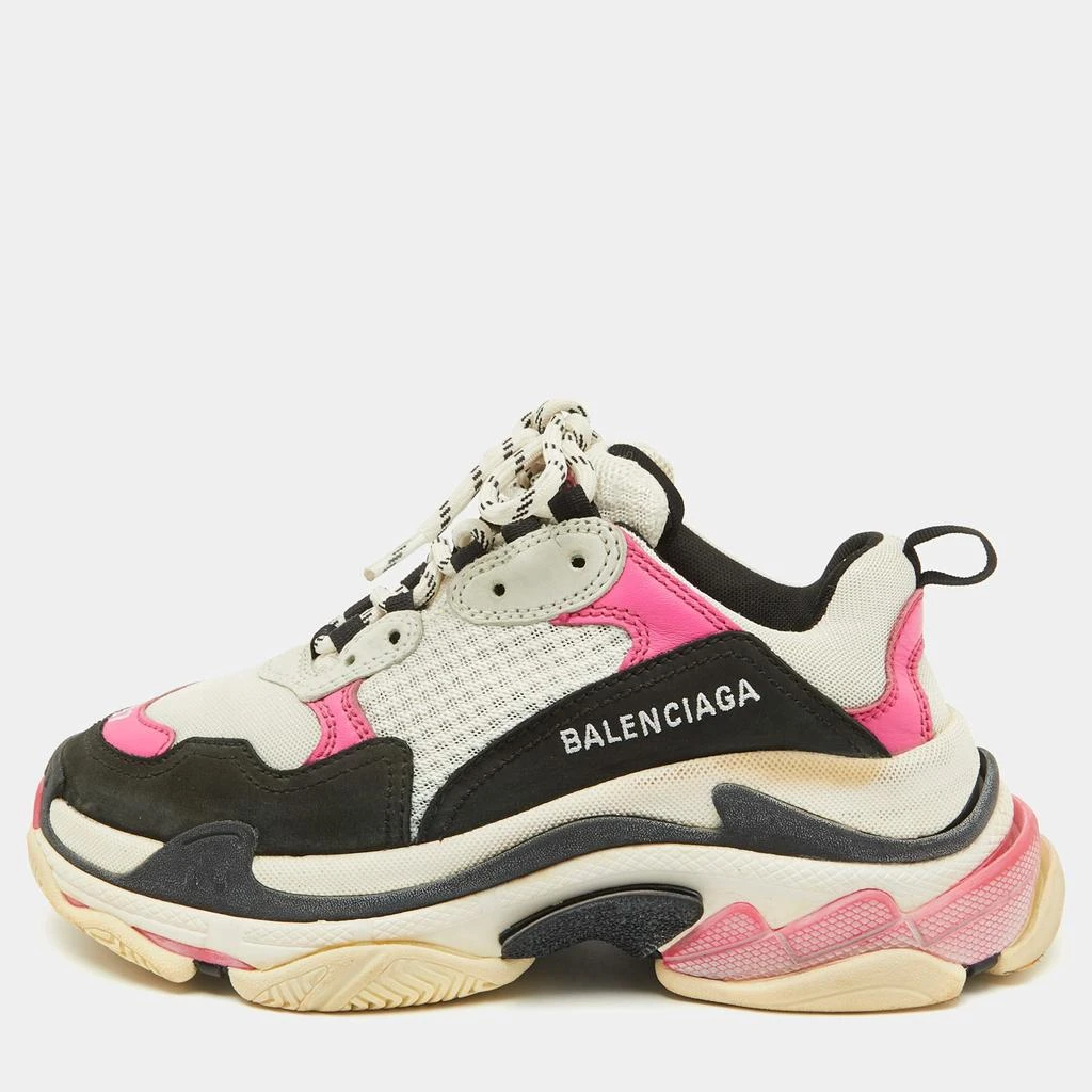 Balenciaga Balenciaga Multicolor Faux Leather and Mesh Triple S Sneakers Size 37 1