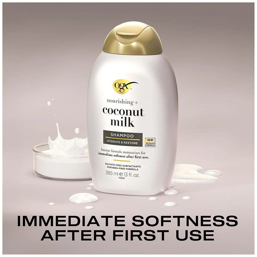 OGX Nourishing + Coconut Milk Moisturizing Shampoo 2