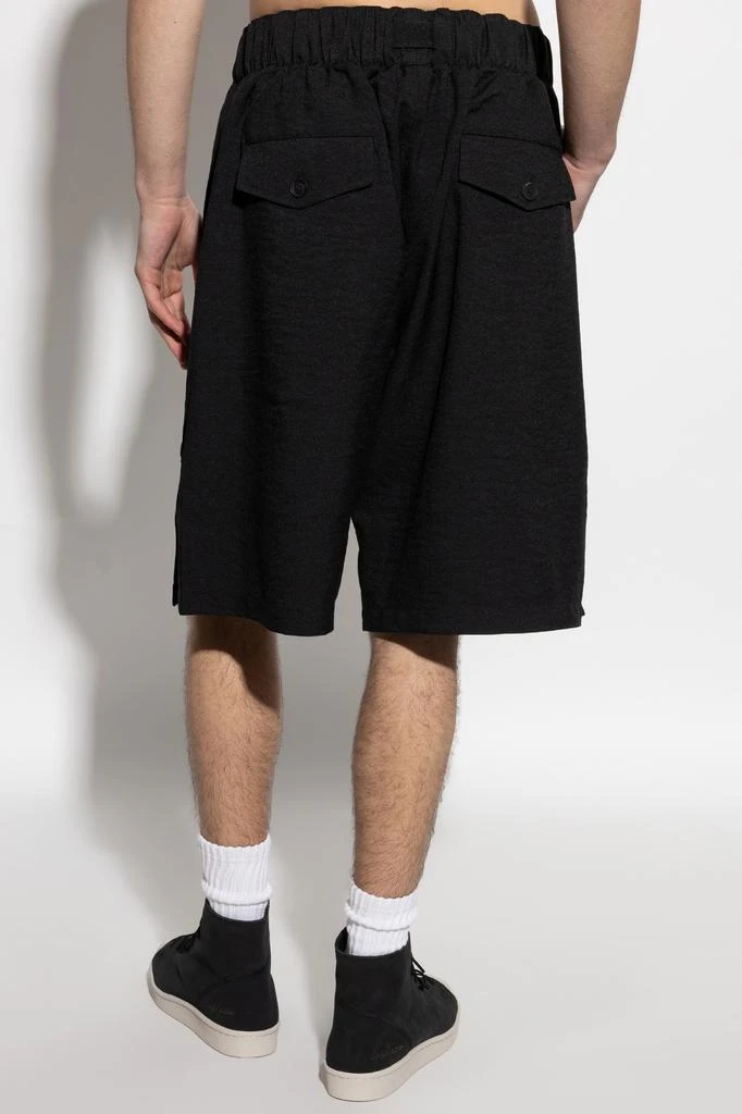 Y-3 Shorts with printed logo 4