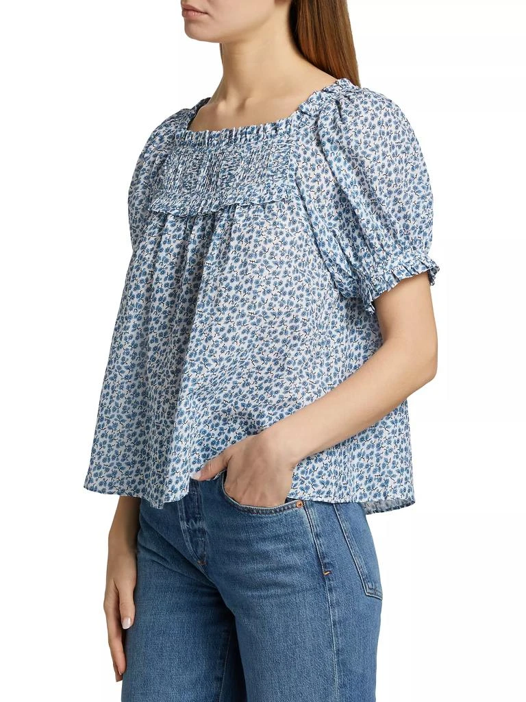 DÔEN Frances Floral Cotton Top 4