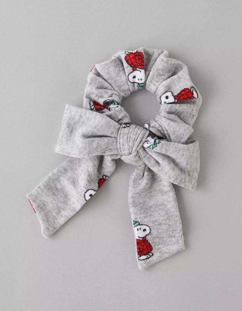 AE AEO Snoopy PJ Bow Scrunchie 1
