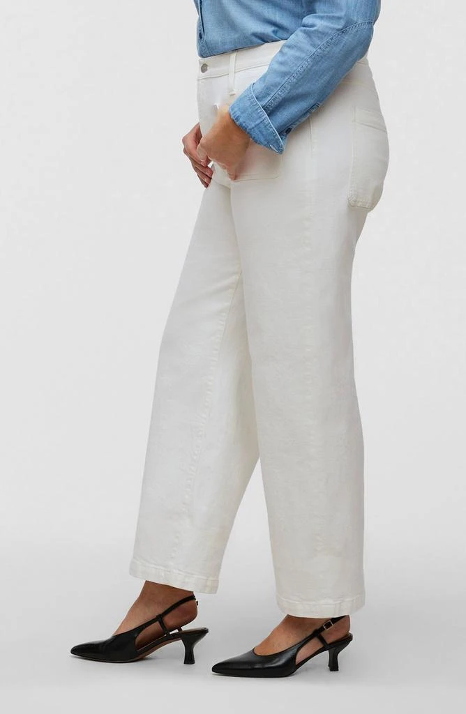 Madewell The Emmett Patch Pocket Edition Wide Leg Jeans 8